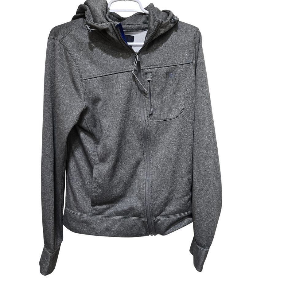 Abercrombie Active Hoodie Gray Full Zip Fleece Mens M